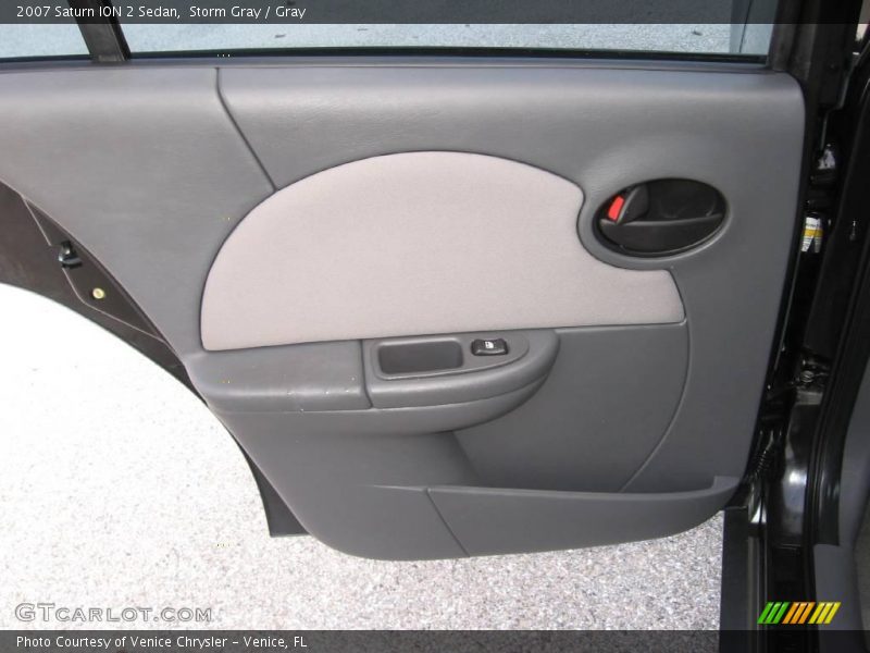 Storm Gray / Gray 2007 Saturn ION 2 Sedan