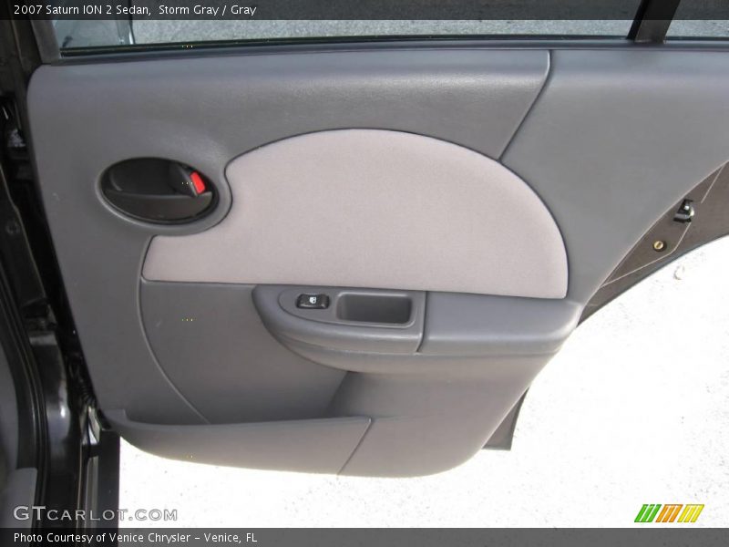 Storm Gray / Gray 2007 Saturn ION 2 Sedan