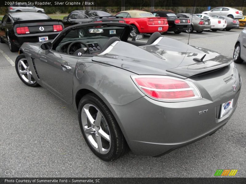 Silver Graphite / Black 2007 Saturn Sky Roadster