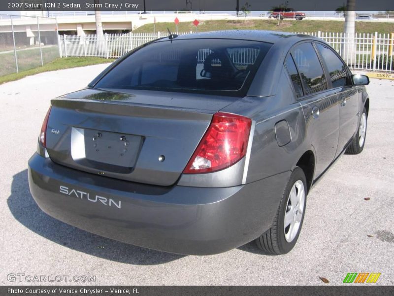 Storm Gray / Gray 2007 Saturn ION 2 Sedan