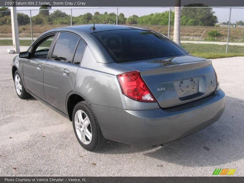 Storm Gray / Gray 2007 Saturn ION 2 Sedan
