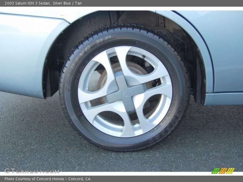 Silver Blue / Tan 2003 Saturn ION 3 Sedan