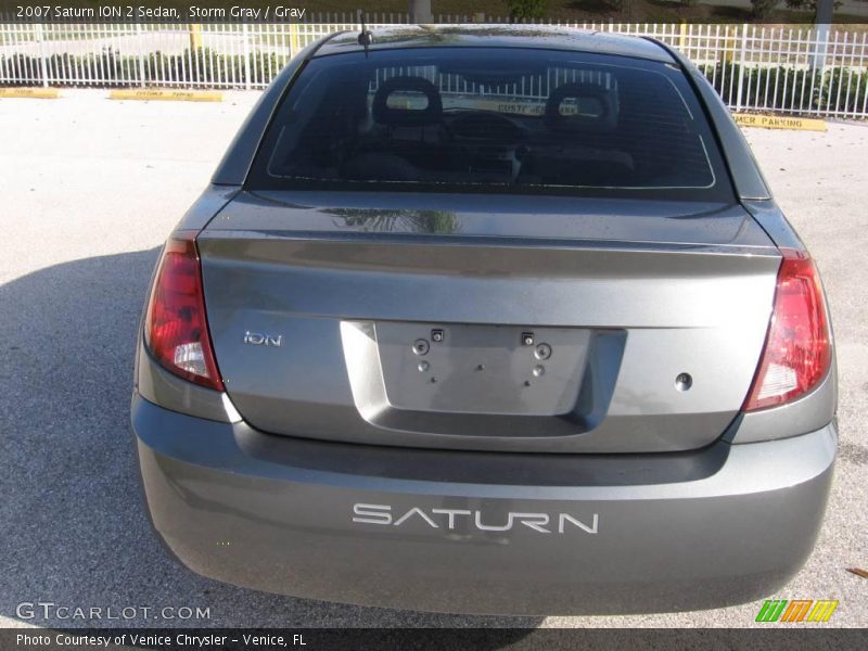 Storm Gray / Gray 2007 Saturn ION 2 Sedan