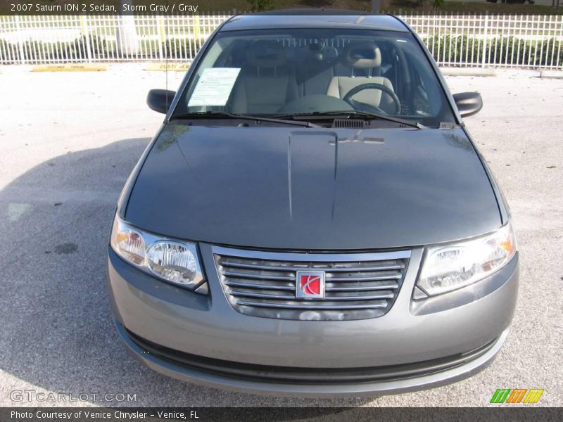 Storm Gray / Gray 2007 Saturn ION 2 Sedan