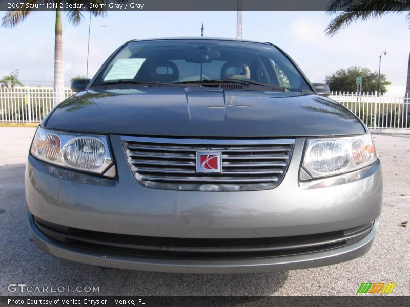 Storm Gray / Gray 2007 Saturn ION 2 Sedan