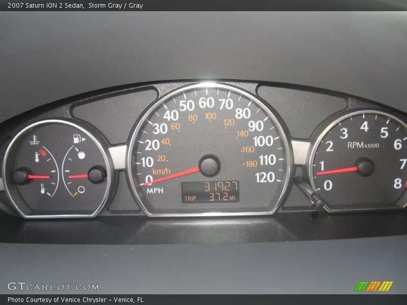 Storm Gray / Gray 2007 Saturn ION 2 Sedan