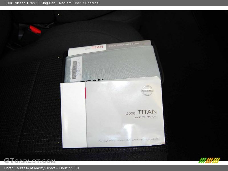 Radiant Silver / Charcoal 2008 Nissan Titan SE King Cab