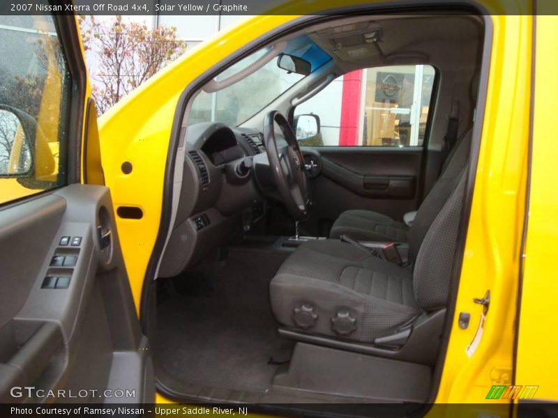 Solar Yellow / Graphite 2007 Nissan Xterra Off Road 4x4