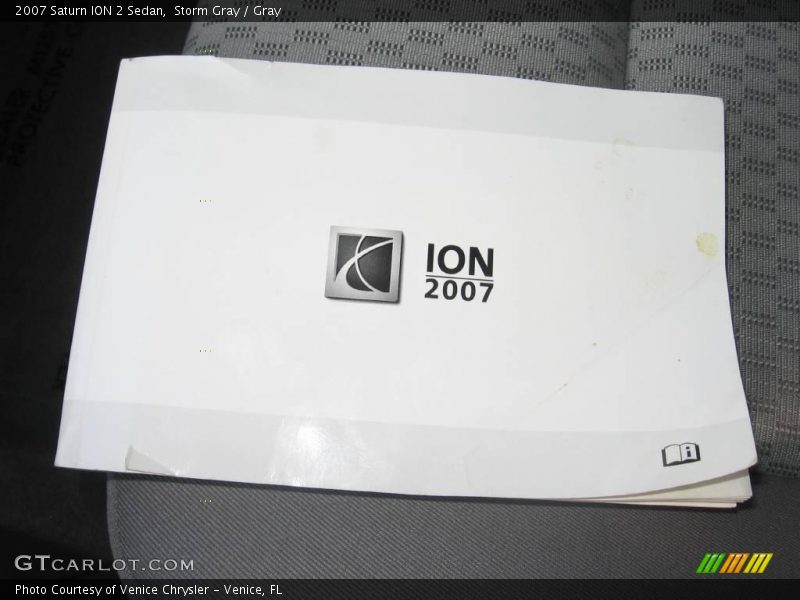 Storm Gray / Gray 2007 Saturn ION 2 Sedan