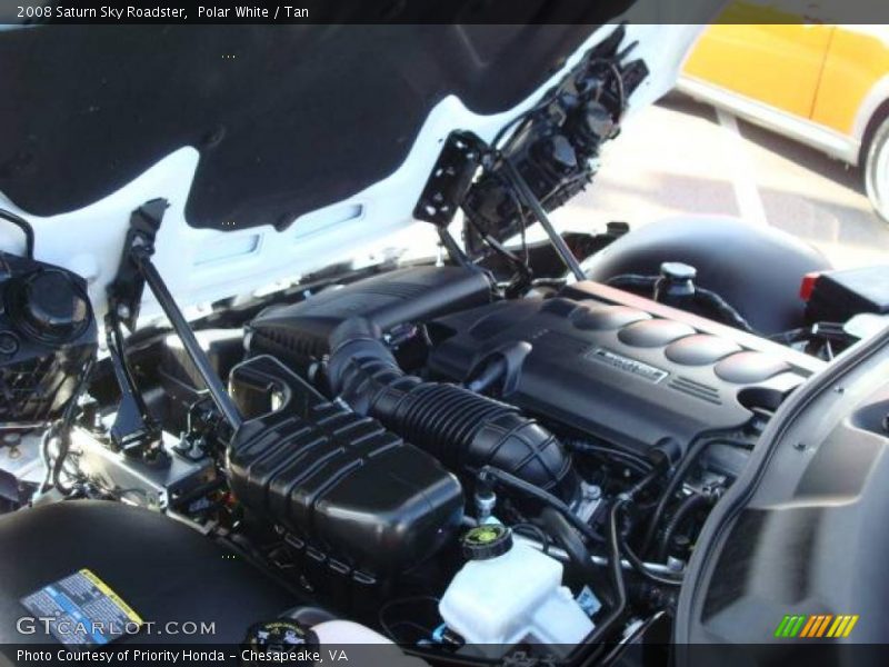 Polar White / Tan 2008 Saturn Sky Roadster