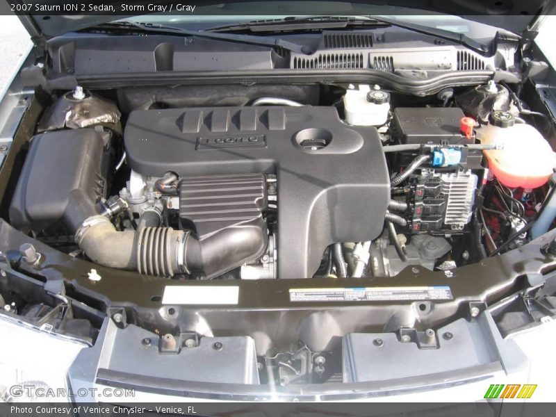 Storm Gray / Gray 2007 Saturn ION 2 Sedan
