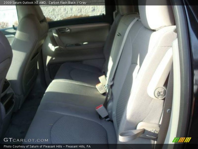 Carbon Flash Black / Gray 2009 Saturn Outlook XE AWD