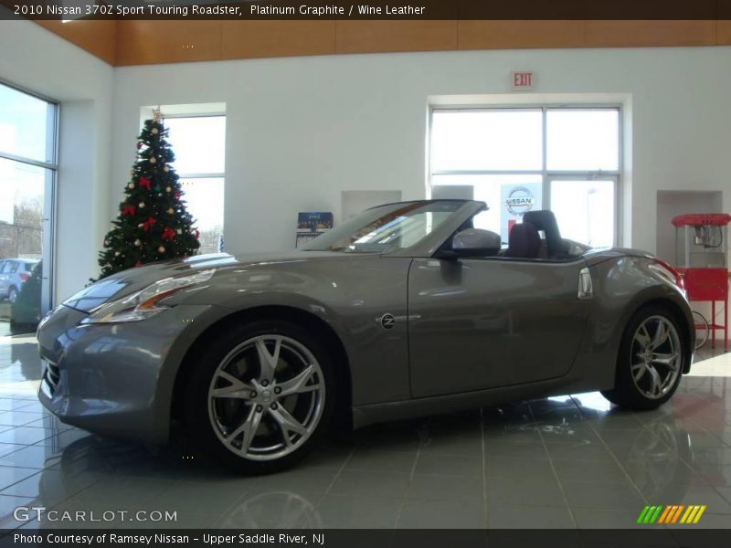 Platinum Graphite / Wine Leather 2010 Nissan 370Z Sport Touring Roadster