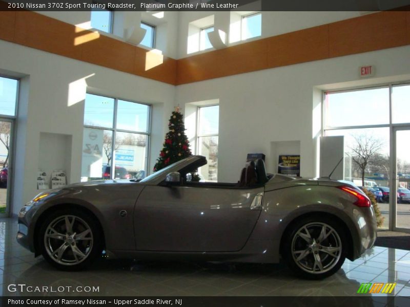 Platinum Graphite / Wine Leather 2010 Nissan 370Z Sport Touring Roadster