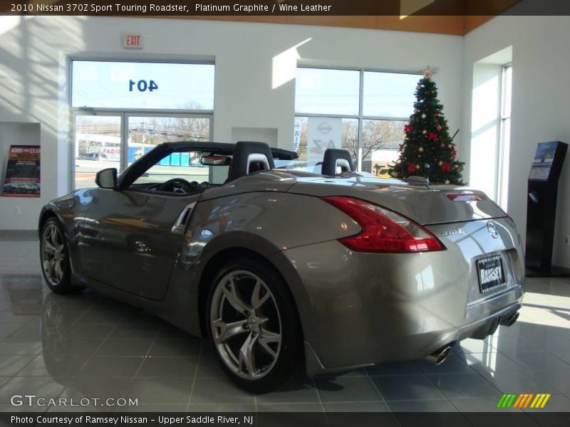 Platinum Graphite / Wine Leather 2010 Nissan 370Z Sport Touring Roadster