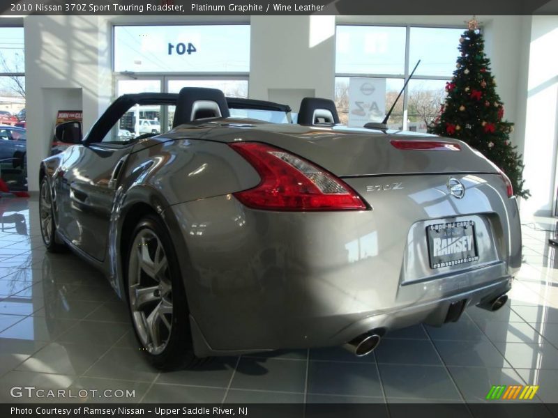Platinum Graphite / Wine Leather 2010 Nissan 370Z Sport Touring Roadster