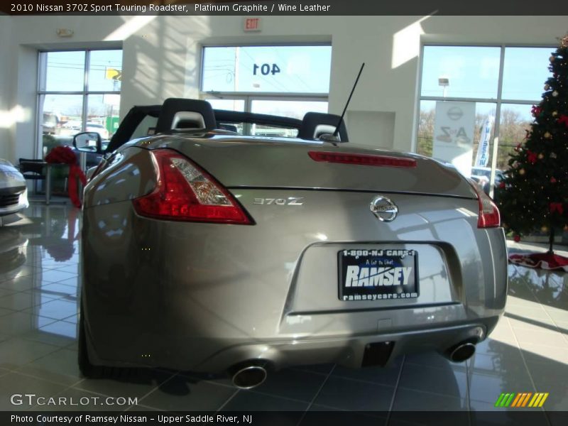 Platinum Graphite / Wine Leather 2010 Nissan 370Z Sport Touring Roadster