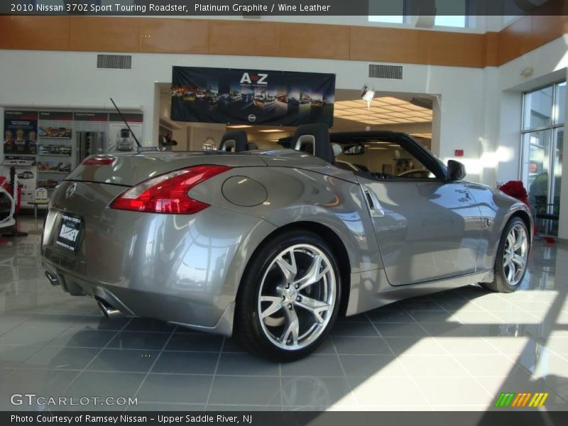 Platinum Graphite / Wine Leather 2010 Nissan 370Z Sport Touring Roadster