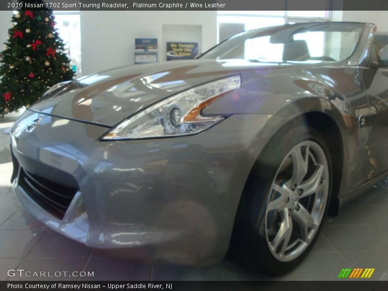Platinum Graphite / Wine Leather 2010 Nissan 370Z Sport Touring Roadster