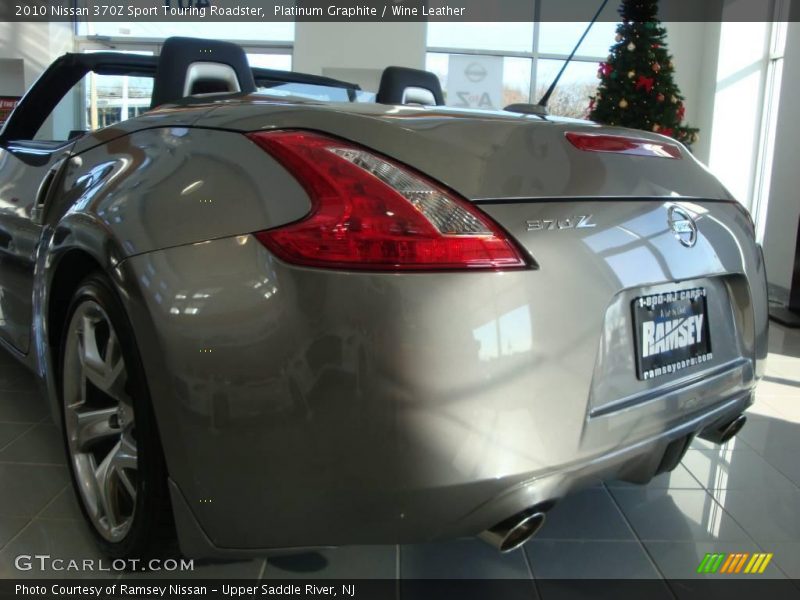 Platinum Graphite / Wine Leather 2010 Nissan 370Z Sport Touring Roadster