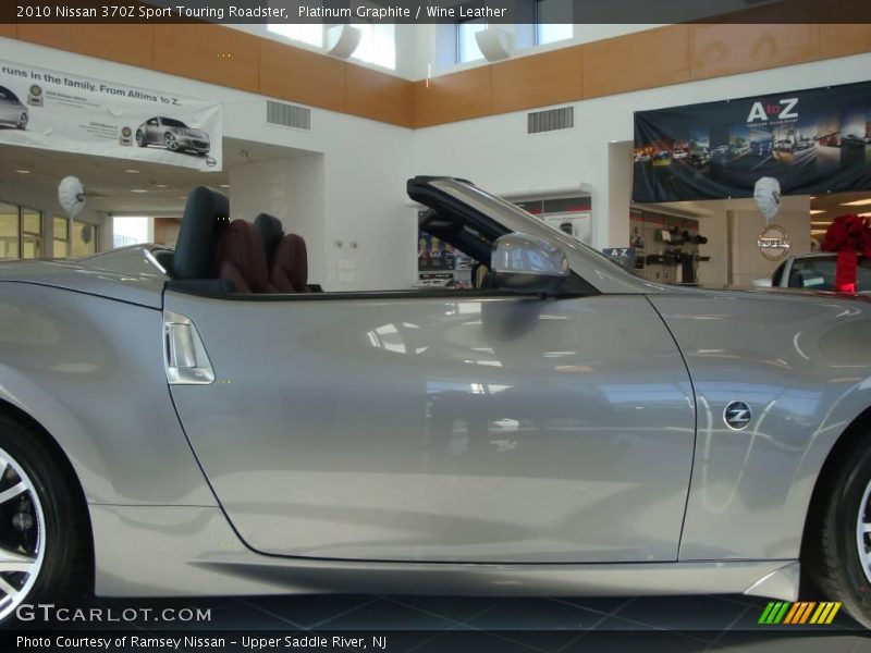 Platinum Graphite / Wine Leather 2010 Nissan 370Z Sport Touring Roadster