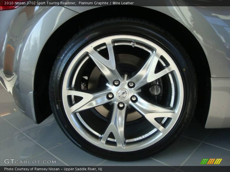 Platinum Graphite / Wine Leather 2010 Nissan 370Z Sport Touring Roadster