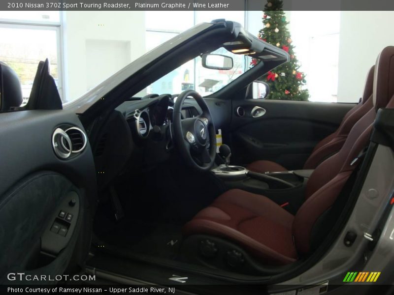 Platinum Graphite / Wine Leather 2010 Nissan 370Z Sport Touring Roadster