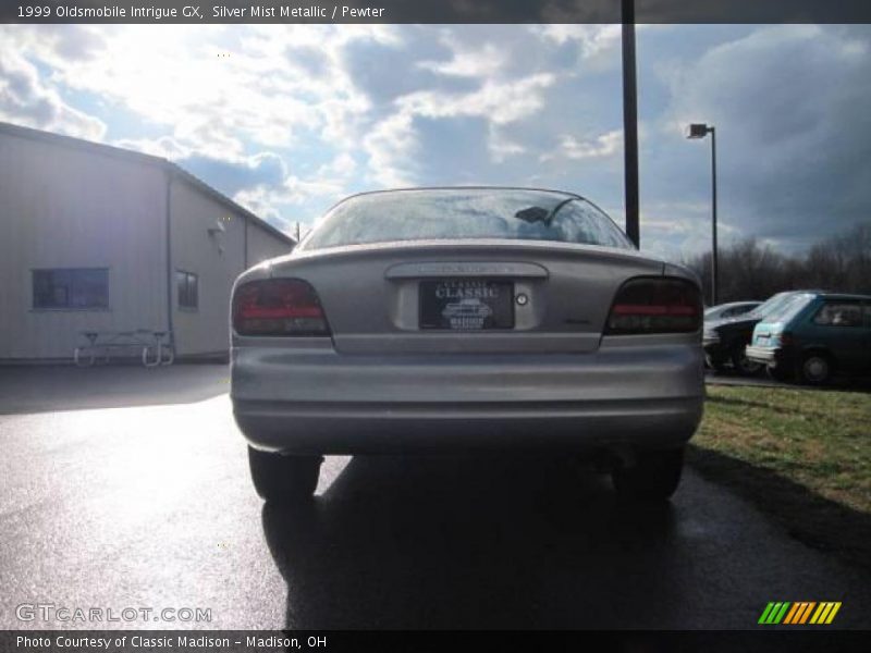 Silver Mist Metallic / Pewter 1999 Oldsmobile Intrigue GX