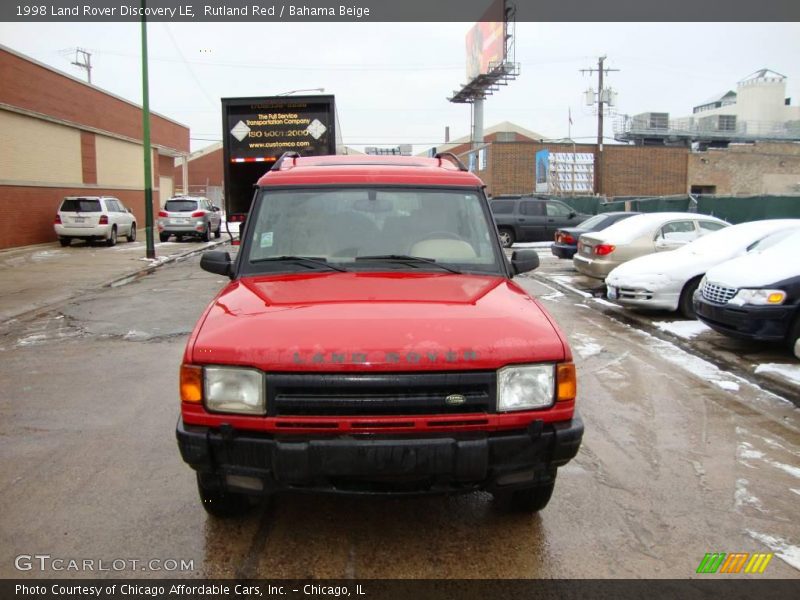 Rutland Red / Bahama Beige 1998 Land Rover Discovery LE