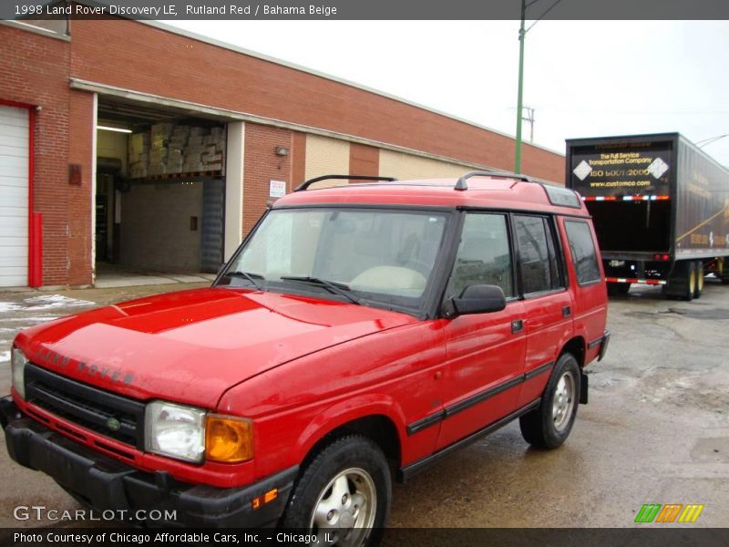 Rutland Red / Bahama Beige 1998 Land Rover Discovery LE