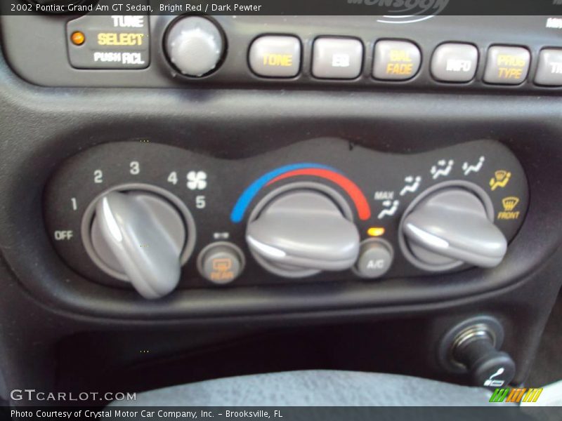 Bright Red / Dark Pewter 2002 Pontiac Grand Am GT Sedan