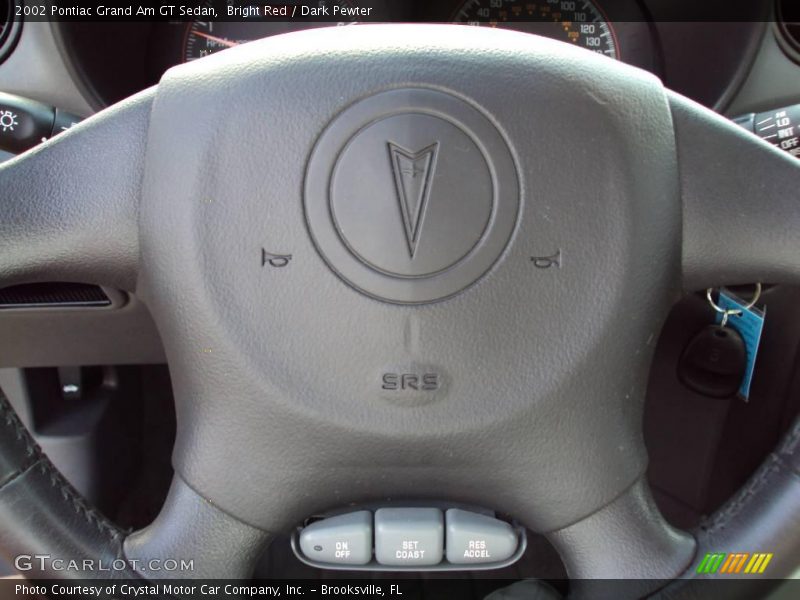 Bright Red / Dark Pewter 2002 Pontiac Grand Am GT Sedan