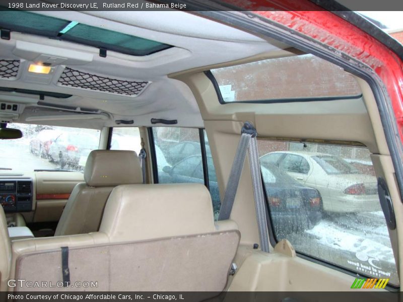 Rutland Red / Bahama Beige 1998 Land Rover Discovery LE