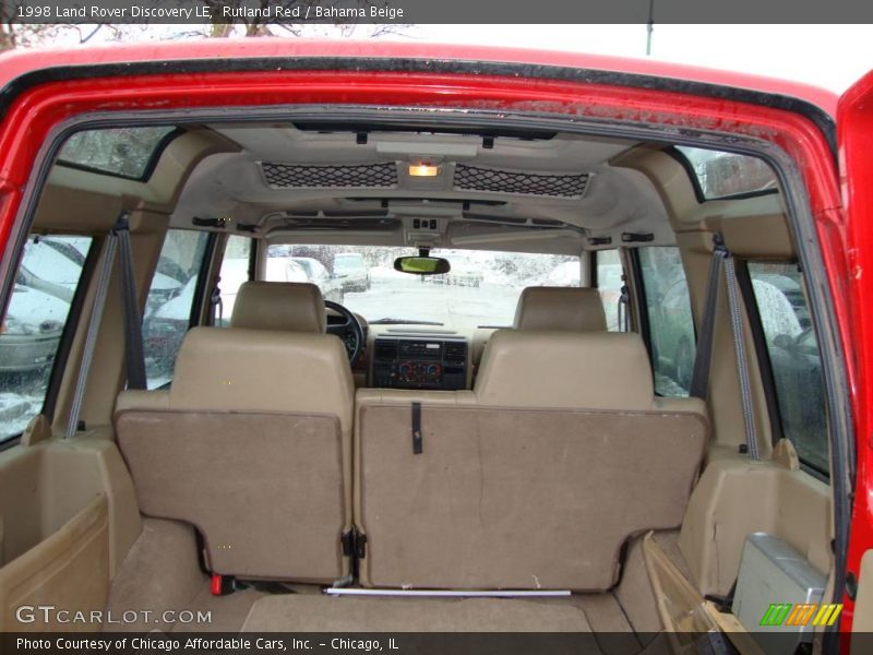 Rutland Red / Bahama Beige 1998 Land Rover Discovery LE