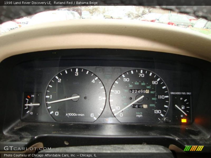 Rutland Red / Bahama Beige 1998 Land Rover Discovery LE