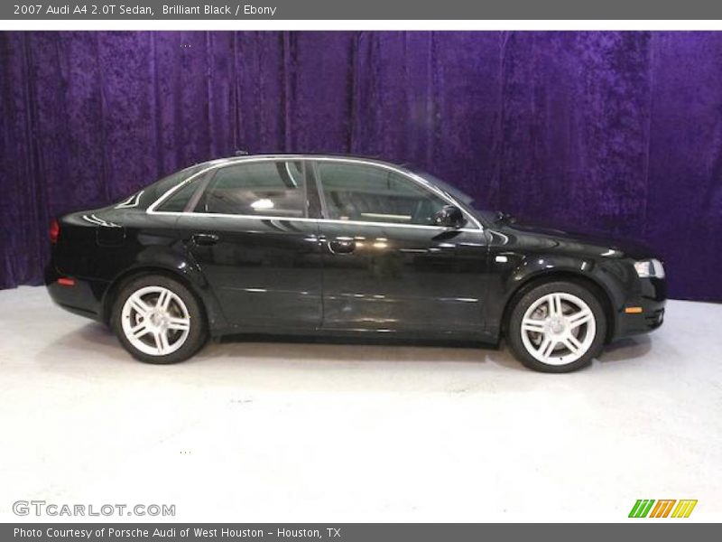 Brilliant Black / Ebony 2007 Audi A4 2.0T Sedan