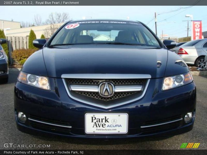 Royal Blue Pearl / Parchment 2007 Acura TL 3.2