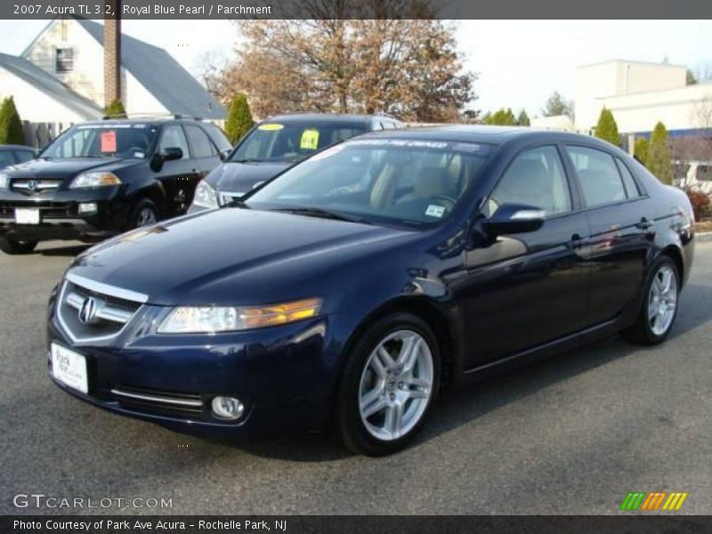 Royal Blue Pearl / Parchment 2007 Acura TL 3.2