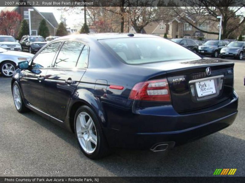 Royal Blue Pearl / Parchment 2007 Acura TL 3.2