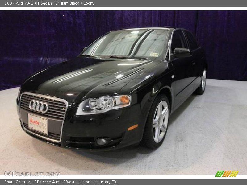 Brilliant Black / Ebony 2007 Audi A4 2.0T Sedan