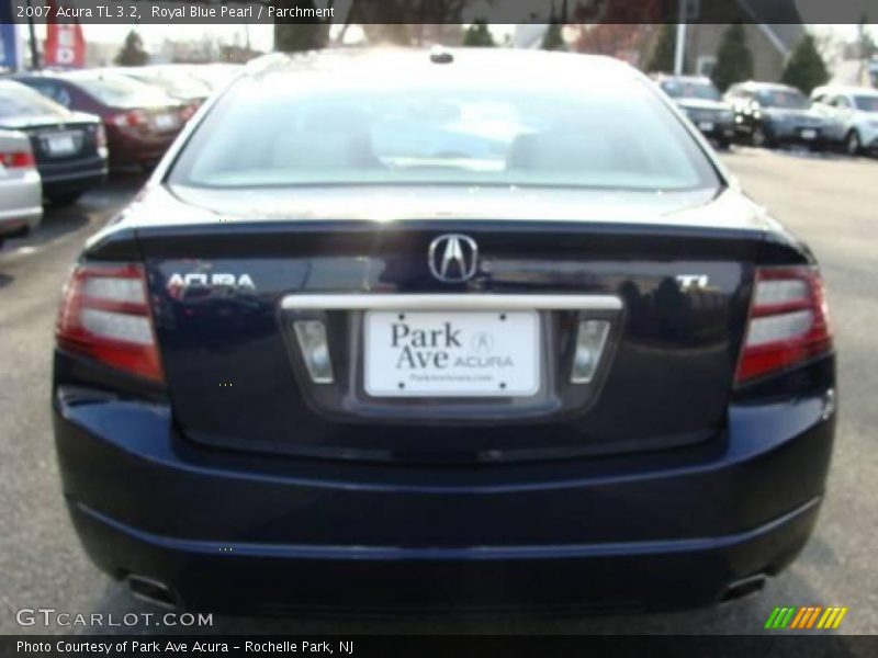 Royal Blue Pearl / Parchment 2007 Acura TL 3.2
