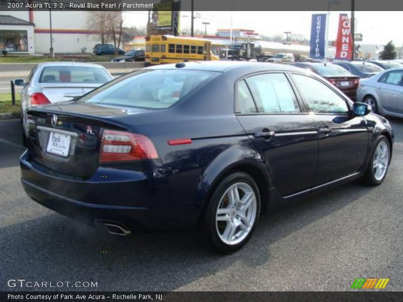 Royal Blue Pearl / Parchment 2007 Acura TL 3.2