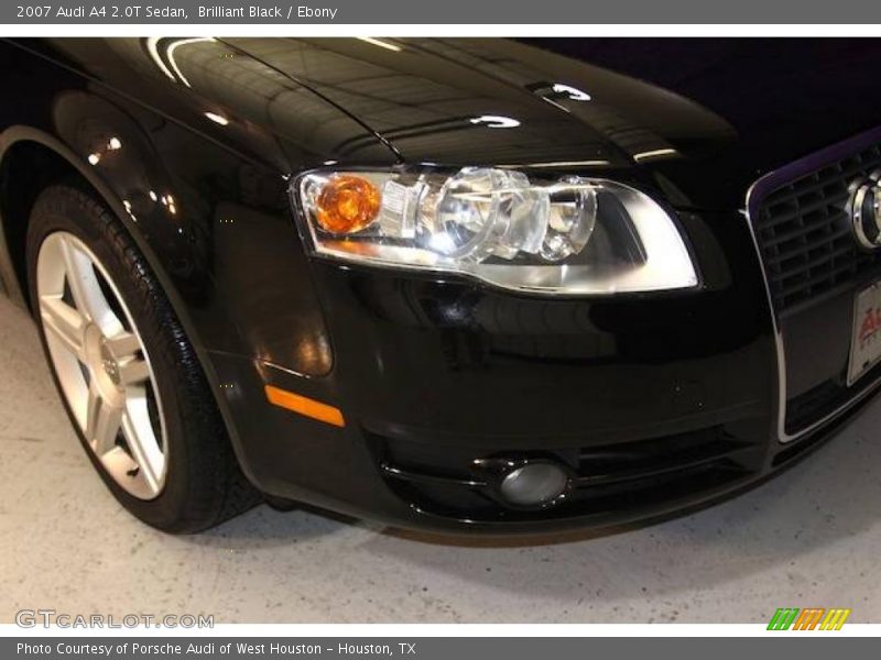 Brilliant Black / Ebony 2007 Audi A4 2.0T Sedan