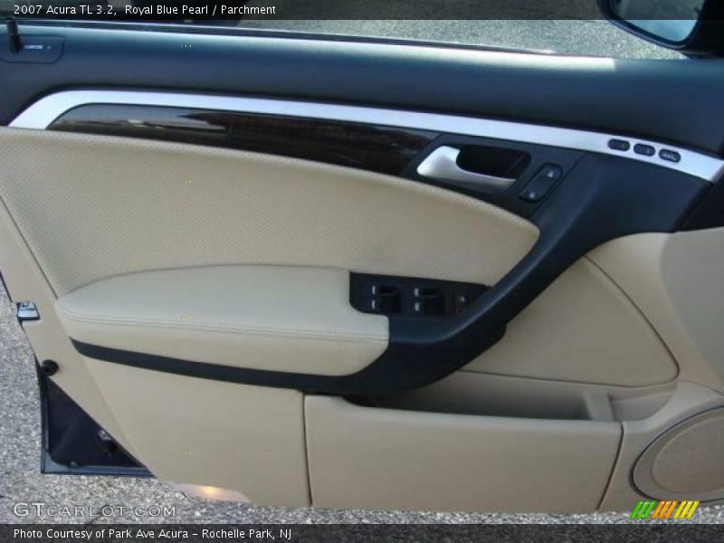 Royal Blue Pearl / Parchment 2007 Acura TL 3.2