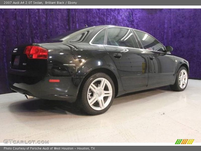 Brilliant Black / Ebony 2007 Audi A4 2.0T Sedan