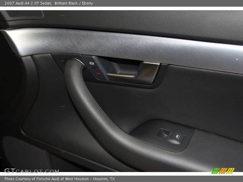 Brilliant Black / Ebony 2007 Audi A4 2.0T Sedan