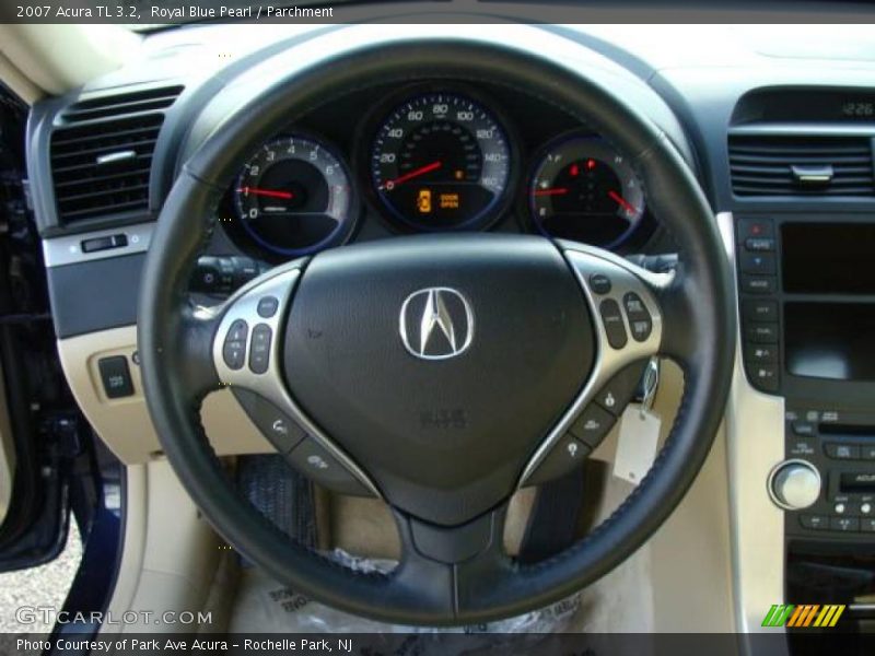 Royal Blue Pearl / Parchment 2007 Acura TL 3.2