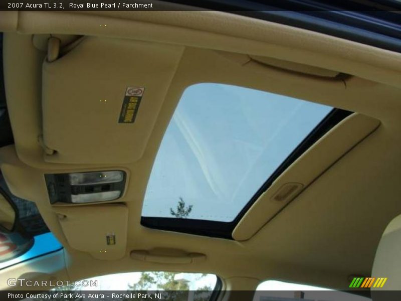 Royal Blue Pearl / Parchment 2007 Acura TL 3.2
