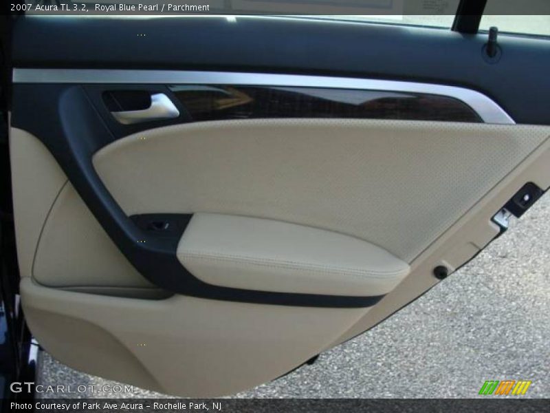Royal Blue Pearl / Parchment 2007 Acura TL 3.2