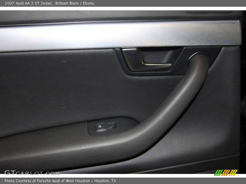 Brilliant Black / Ebony 2007 Audi A4 2.0T Sedan